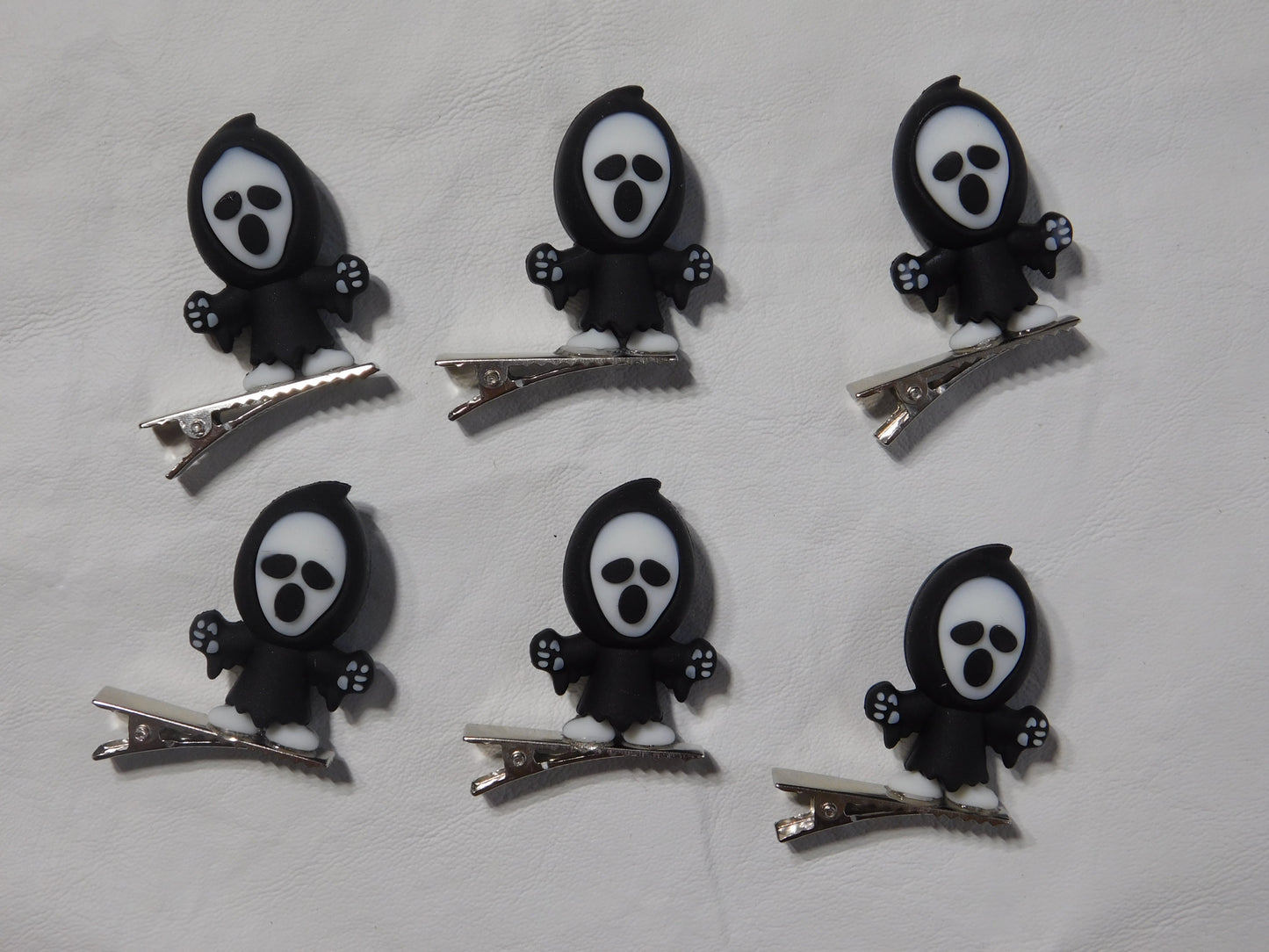 KIILLER Halloween Ghost Hair Clips: Spooky Rave Trinkets, Set of 6 - Set of 10- Set of 20- glow in the dark rave accessories