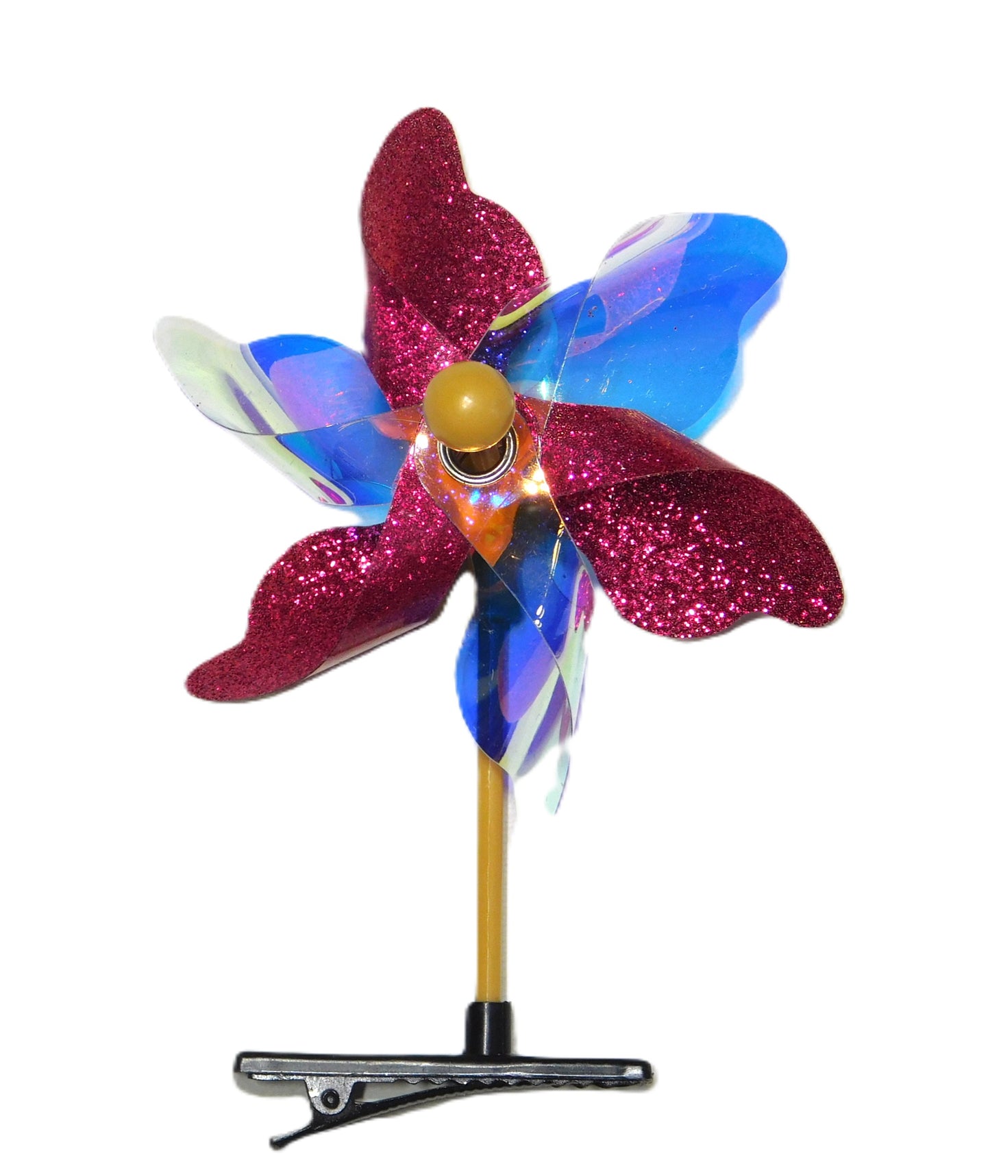 Mini Hairclip Pinwheels set of 5